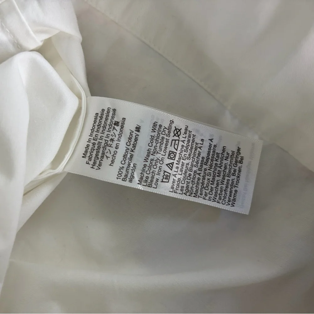 Madewell Poplin Lace-Up blouse - Picture 3 of 3